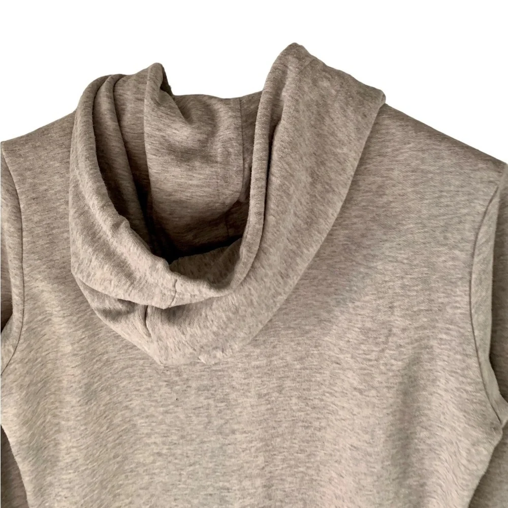 PUMA Essentials Logo Full-Zip Women's Hoodie Gray & Black Size S - Picture 5 of 8